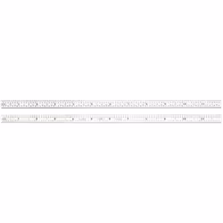 C305R-12 Full Flexible Steel Rule with Inch Graduations 5R Style Grad
