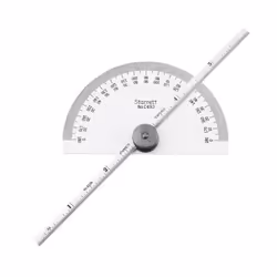 Starrett C493 Protractor and Depth Gage 6-Inch Blade Length 0-180 Degree Range