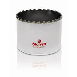 Starrett D1136 46mm/ 1.13/16-inch Diamond Ceramic and Abrasive Material Hole Saw