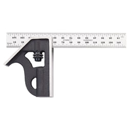 Starrett 10MH-150 Cast Iron Square Head Student Combination Square, 150 mm Size