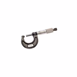 Starrett 436.1MXRL-50 Outside Micrometre, Ratchet Stop, Lock Nut, Carbide Faces, 25-50mm Range, 0.01mm Graduation, +/-0.002mm ...