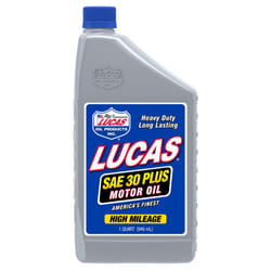 Lucas Oil 10053 High Mileage SAE 30 Plus Motor Oil - 1 Quart