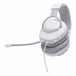 JBL Quantum 100 - Wired Over-Ear Gaming Headphones - White  Large