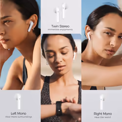 MPOW MX3 TRUE WIRLELESS BLUETOOTH IN-EAR HEADPHONES BUDS STEREO - WHITE