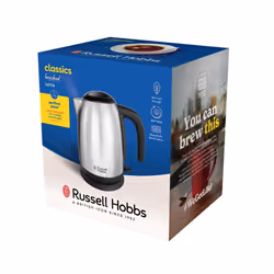 RUSSELL HOBBS 1.7L BRUSHED STAINLESS STEEL FAST BOIL KETTLE