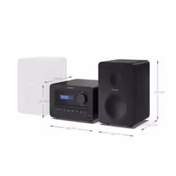 SHARP Tokyo FM Hi Fi Micro Sound System Bluetooth Input Radio CD XL-B514(BK)