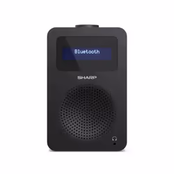 SHARP Tokyo Digital Radio DAB+/DAB and FM Radio with Bluetooth 5.0 DR-430(BK)