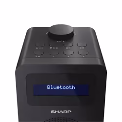 SHARP Tokyo Digital Radio DAB+/DAB and FM Radio with Bluetooth 5.0 DR-430(BK)