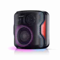 SHARP Portable Party Speaker with Bluetooth Music Streaming 130W IPX5 PS-921(BK)