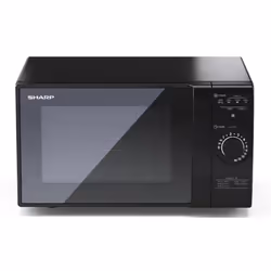 SHARP Compact Microwave Oven with 1000W Grill 700W 20L Turntable YC-GG02U-B