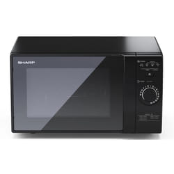 SHARP Compact Microwave Oven with 1000W Grill 700W 20L Turntable YC-GG02U-B