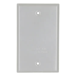 Hubbell 5173-0 wall plate/switch cover Grey