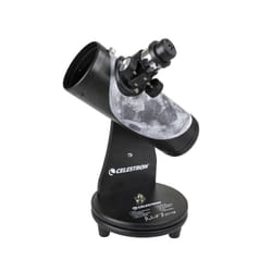 Celestron Firstscope 76 Signature Series Moon by Robert Reeves Refractor 15x Black, Grey