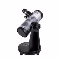 Celestron Firstscope 76 Signature Series Moon by Robert Reeves Refractor 15x Black, Grey