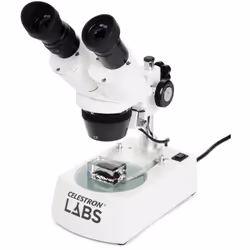 Celestron LABS S10-60, Optical microscope, Black, White, Metal, 60x, 10x, 10x, 20x
