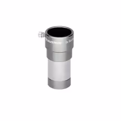 Celestron CE93326, Telescope adapter, Grey, Aluminium, 2x, 3.18 cm, 3.18 cm