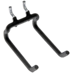 Dorman Hardware 4-9814 Coated Flat Double Hook for 1/4"""" Pegboard