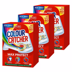 Dylon Max Protect Colour Catcher 3 Boxes x 60 sheets Per Box