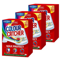 Dylon Max Protect Colour Catcher 3 Boxes x 60 sheets Per Box
