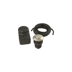 Insinkerator 4785747 Garbage Disposal Sink Top Switch&, Satin Nickel
