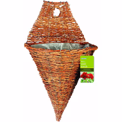Gardman 12-inch Rustic Wall Torch Planter, 30cm