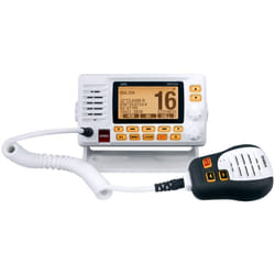 Uniden UM725G Marine VHF Radio  All USA  Canada  and Intl. Marine Channels  1Watt/25Watt Transmit Power  Largest LCD Screen in Class  NOAA Weather Cha