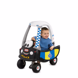 Little Tikes Tikes Patrol Police Car Refresh, 1.5 yr(s), 4 wheel(s), Plastic, Black, White