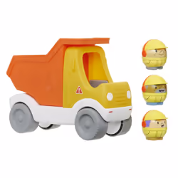 Toddle Tots Haul Away Dump Truck - Toddler Playset - Dump Truck & 3 Character Figures for Pretend Play - Toy for Toddlers and ...