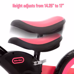 Little Tikes My First Balance-to-Pedal Bike with Fold in Pedals  2-in-1  Pink  2-5 Years  12-Inch