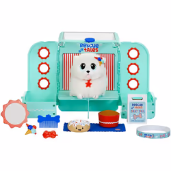Little Tikes Rescue Tale Groom 'n Go Pet Backpack - with Plush Pomeranian Pet Dog - Kid-Sized Travel Bag & Playset - Includes ...