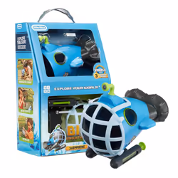 Big Adventures Submarine STEM Toy - Includes Water Vehicle with Underwater Viewer, Water Sprayer, and Sifting Net -
