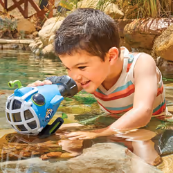 Big Adventures Submarine STEM Toy - Includes Water Vehicle with Underwater Viewer, Water Sprayer, and Sifting Net -