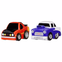 Little Tikes Crazy Fast Cars 2 Count (Pack of 1) Muscle Movers  Muscle Car Themed Pullback Toy Vehicles Goes up to 50 ft