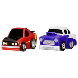 Little Tikes Crazy Fast Cars 2 Count (Pack of 1) Muscle Movers  Muscle Car Themed Pullback Toy Vehicles Goes up to 50 ft