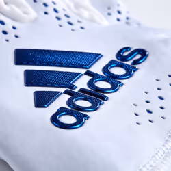 adidas Adizero 12 Adult Football Receiver Gloves  White/Metallic Gold