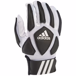 adidas Scorch Destroy 2 Lineman Adult Gloves Full Finger White/Black Small