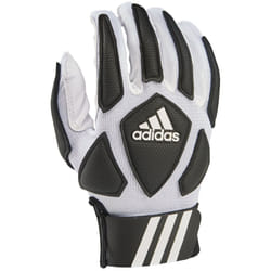 adidas Scorch Destroy 2 Lineman Adult Gloves  Full Finger  White/Black  Small