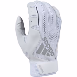 Adidas Adizero 4.0 Adult Leather Batting Glove  White  Small