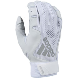 Adidas Adizero 4.0 Adult Leather Batting Glove  White  Small