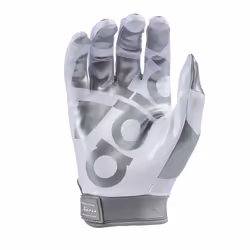 adidas ADIFAST 3.0 Adult Football Receiver Glove  White/Silver  X-Larg