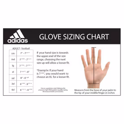 adidas Adizero Chaos Lineman Glove  White  3XL