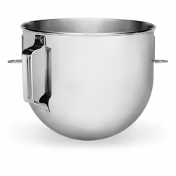 KitchenAid 5 Quart Bowl-Lift Polished Stainless Steel Bowl with Flat Handle - K5ASBP  Silver
