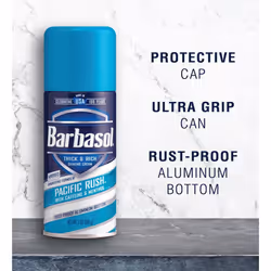 Barbasol Shave Cream 7 Ounce (Pacific Rush  Pack of 3)