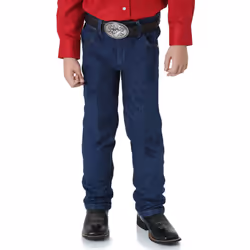 Wrangler Men's Little Boys' 13MWZ Cowboy Cut Original Fit Jean  Prewashed Indigo  4