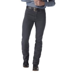 Wrangler Men's Cowboy Cut Slim Fit Jean  Charcoal Grey  31W x 32L