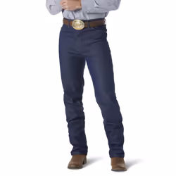 Wrangler mens 0936 Cowboy Cut Slim Fit jeans Rigid Indigo 34W x 34L US