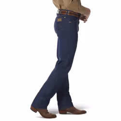 Wrangler Men's 13MWZ Cowboy Cut Original Fit Jean  Rigid Indigo  34W x 33L