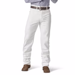 Wrangler Men's 13MWZ Cowboy Cut Original Fit Jean White 33W x 30L