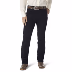 Wrangler mens Cowboy Cut Silver Edition Slim Fit Boot Cut jeans Dark
