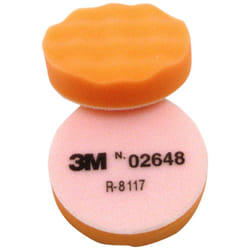 3M Finesse-It 02648B Orange Foam Pad - Hook & Loop Attachment 3 1/4 in